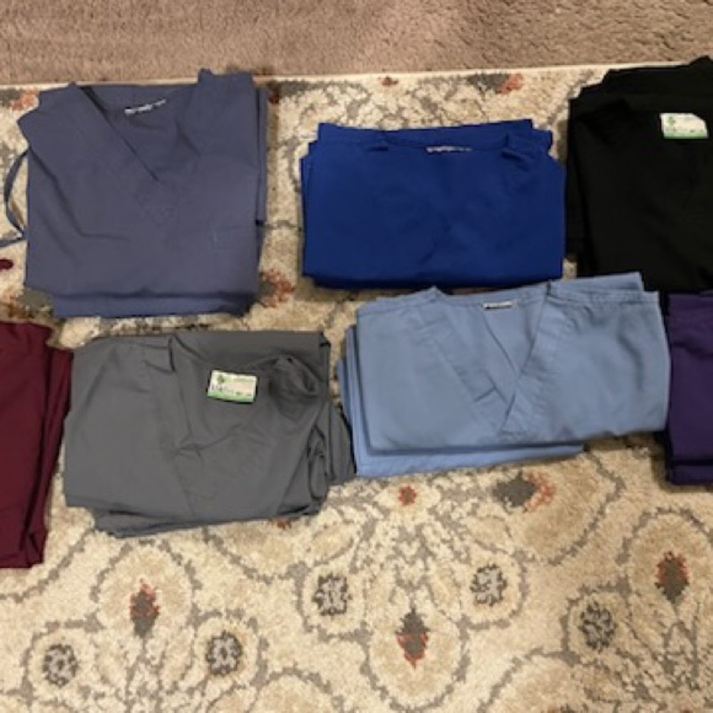 Assorted Scrub Tops and Pants